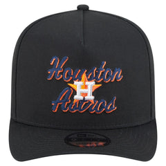 Houston Astros New Era Chainstitch 9FIFTY A-Frame Snapback Hat Sale