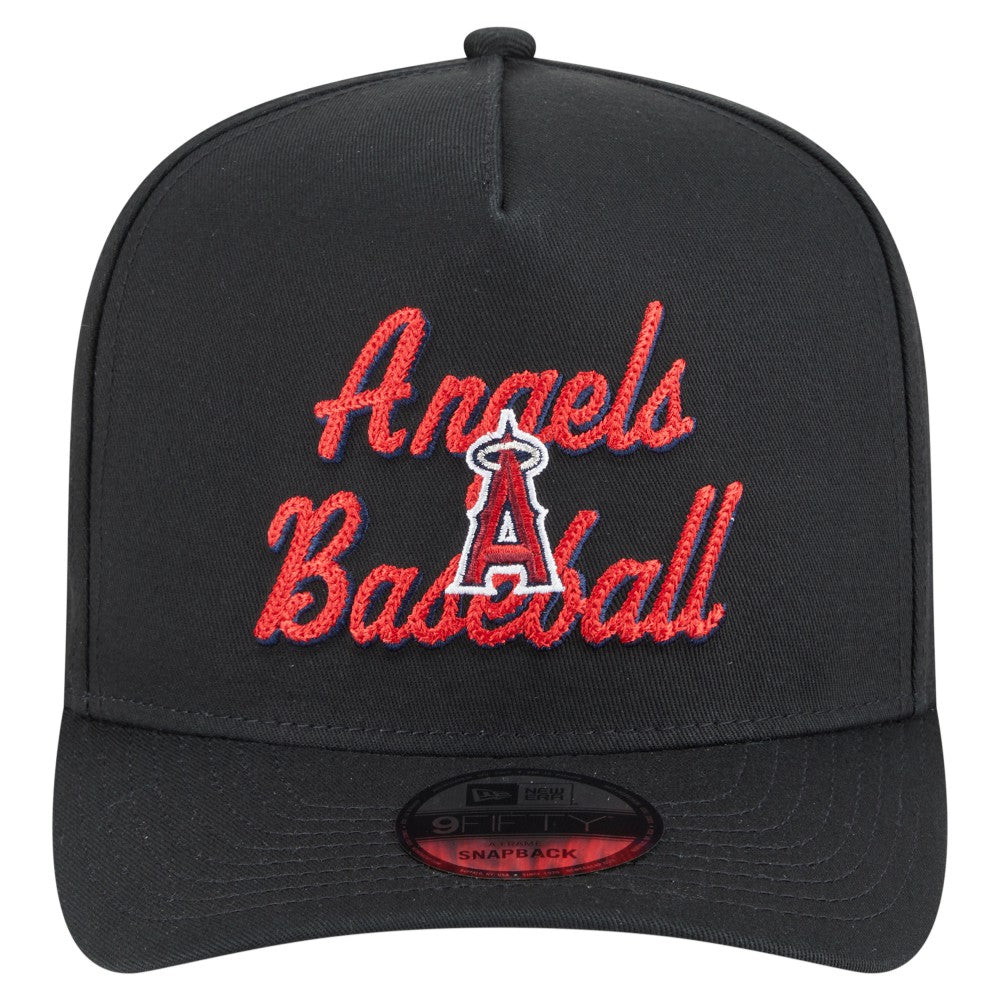 Los Angeles Angels New Era Chainstitch 9FIFTY A-Frame Snapback Hat for sale