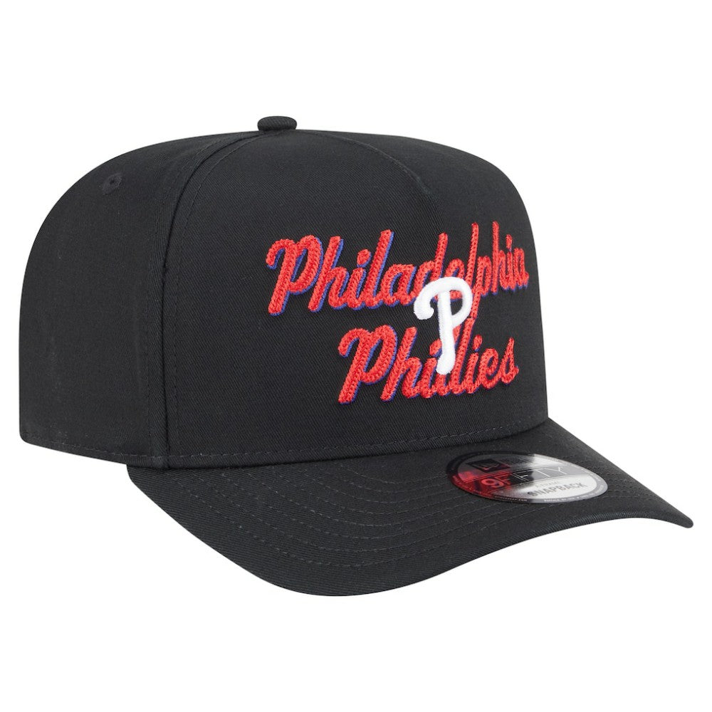 Philadelphia Phillies New Era Chainstitch 9FIFTY A-Frame Snapback Hat Discount