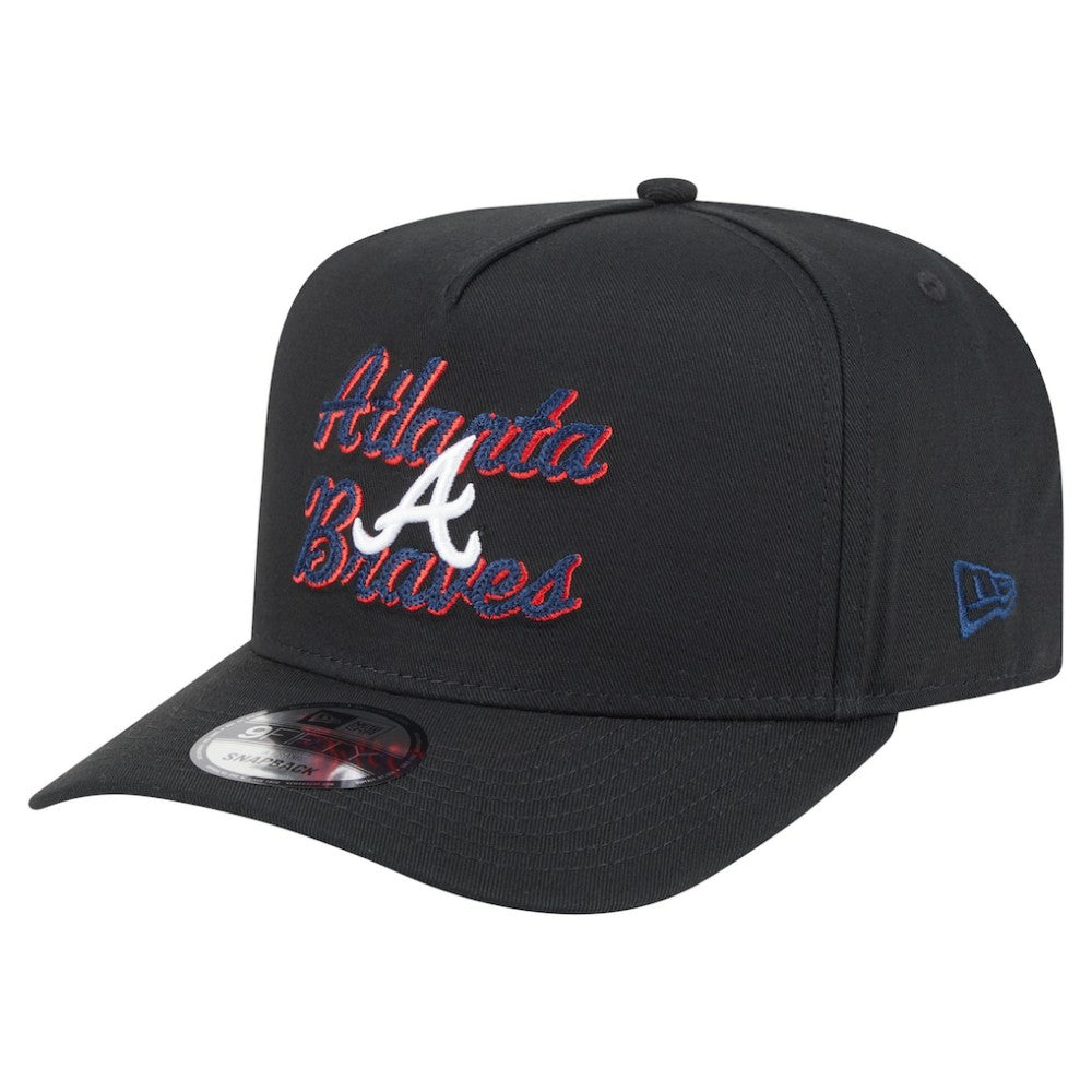 Atlanta Braves New Era Chainstitch 9FIFTY A-Frame Snapback Hat Online