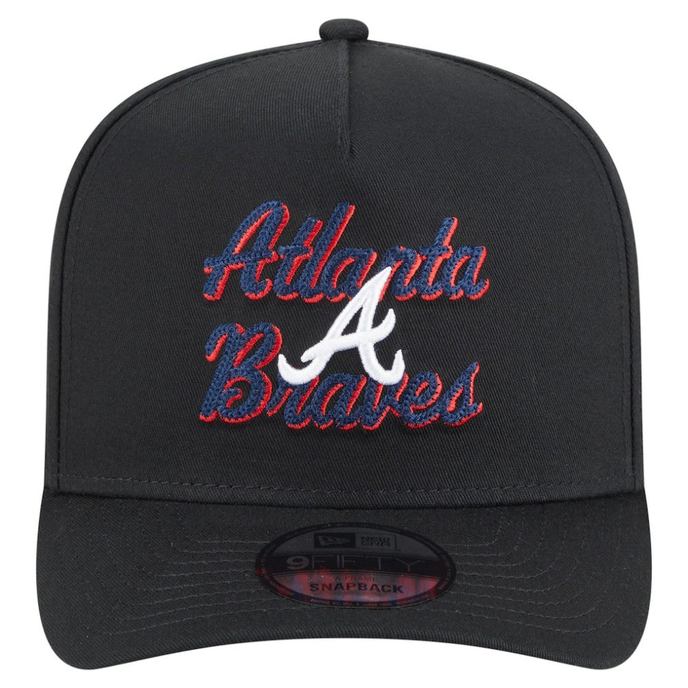 Atlanta Braves New Era Chainstitch 9FIFTY A-Frame Snapback Hat Online