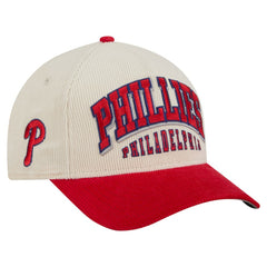 Philadelphia Phillies New Era Sided Corduroy 9FORTY A-Frame Adjustable Hat for sale