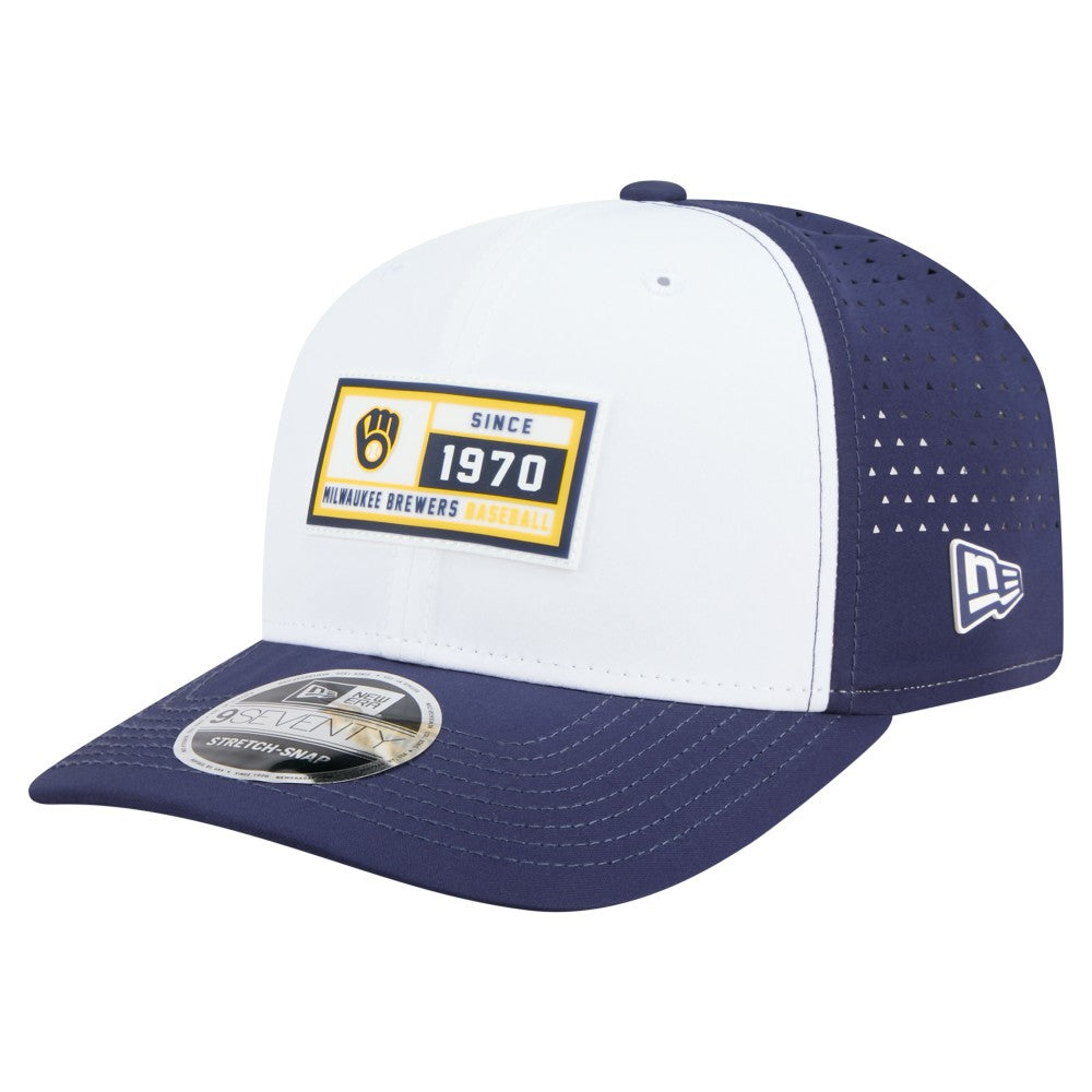 Milwaukee Brewers New Era Established Patch 9SEVENTY Adjustable Hat Online