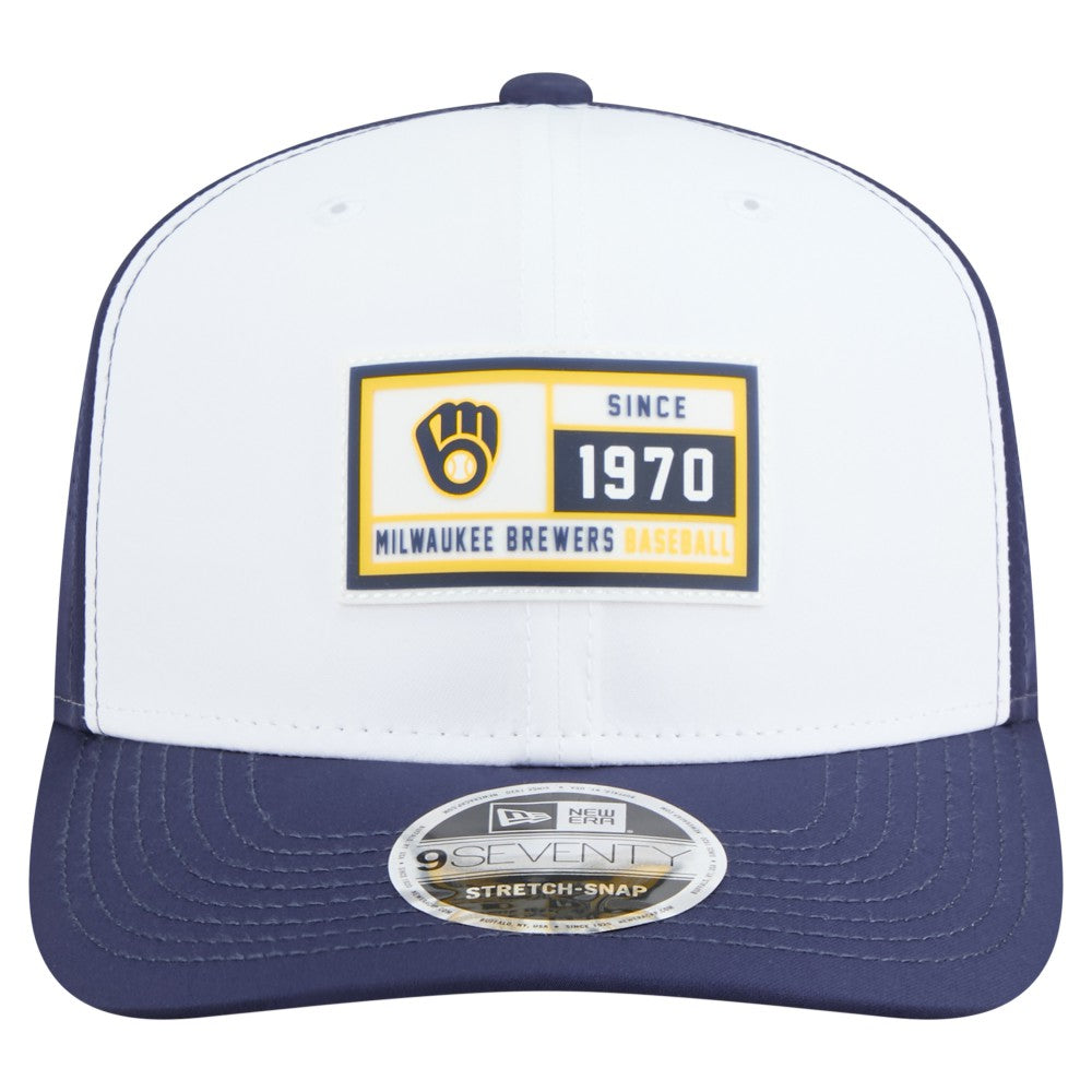 Milwaukee Brewers New Era Established Patch 9SEVENTY Adjustable Hat Online