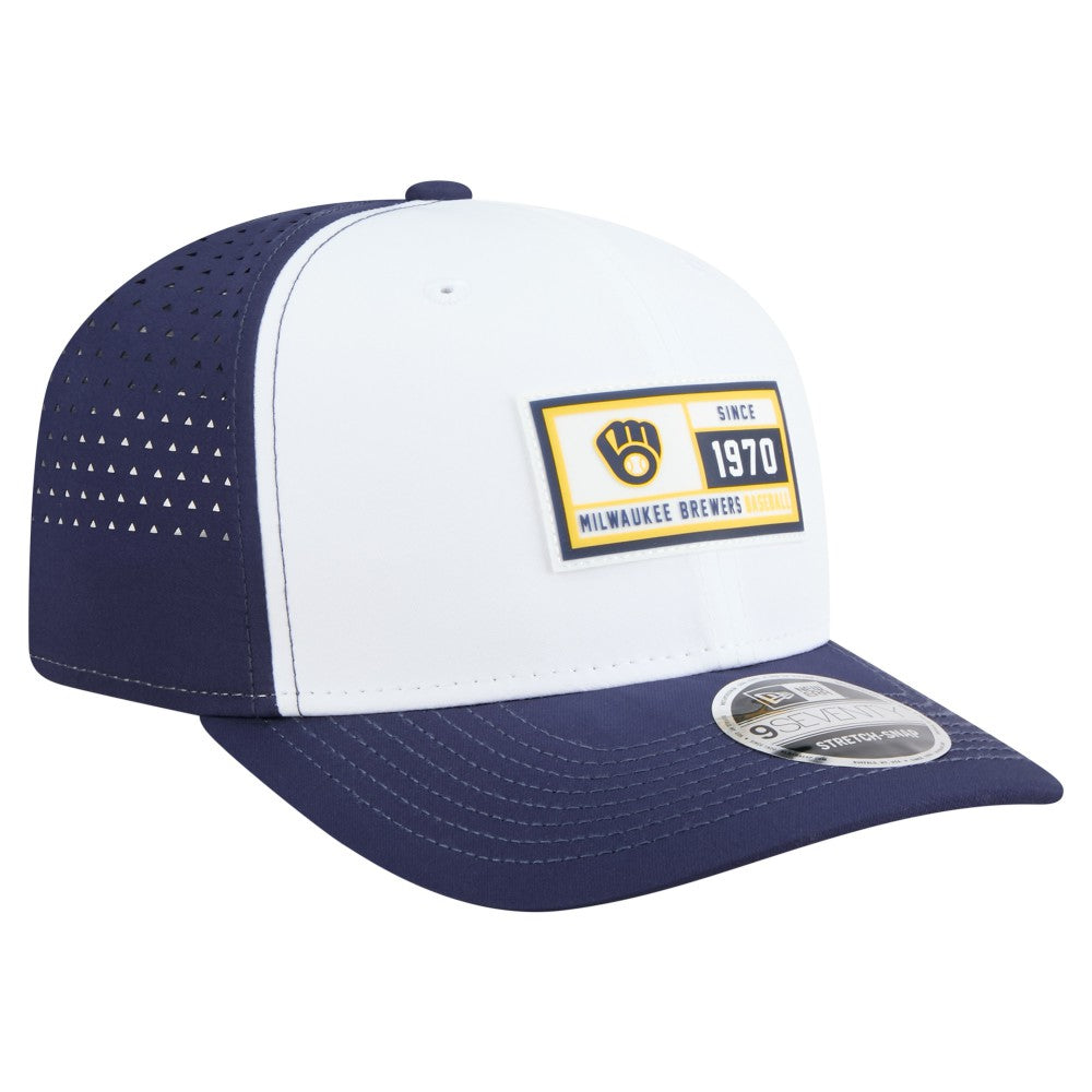 Milwaukee Brewers New Era Established Patch 9SEVENTY Adjustable Hat Online