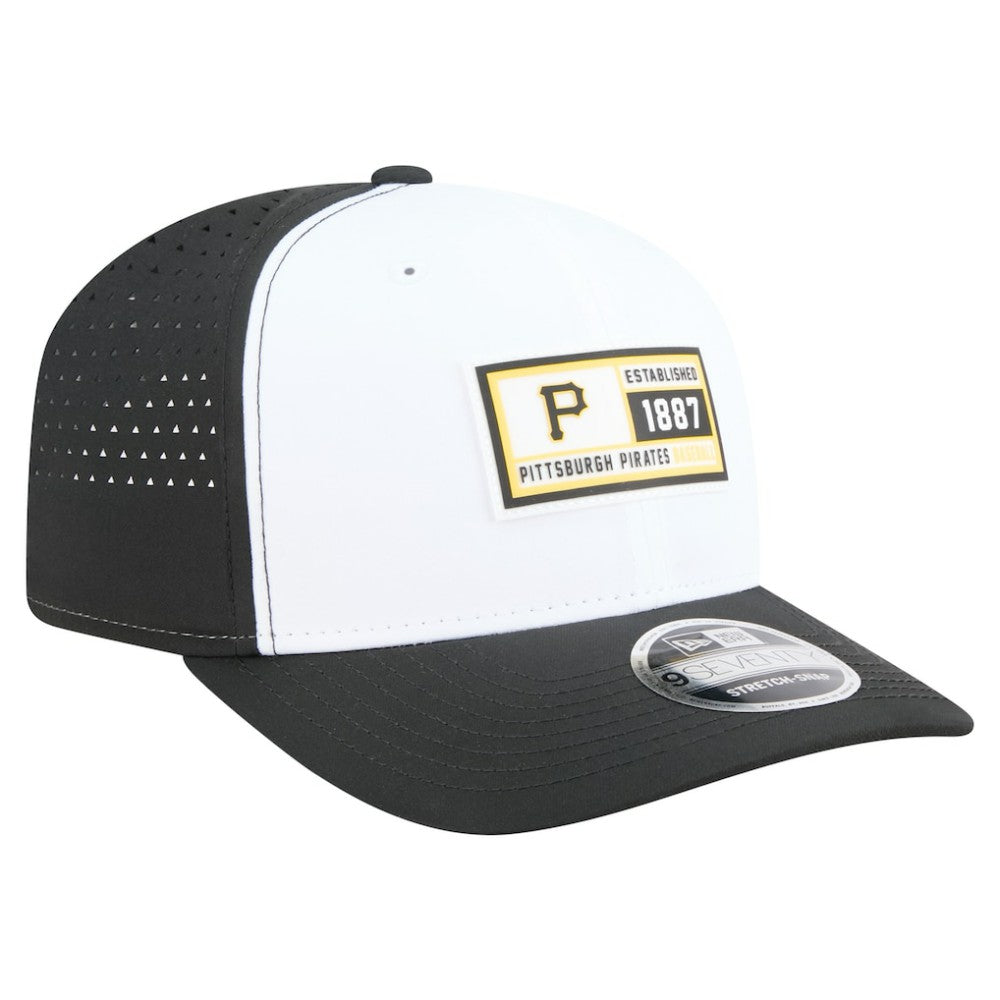 Pittsburgh Pirates New Era Established Patch 9SEVENTY Adjustable Hat Discount