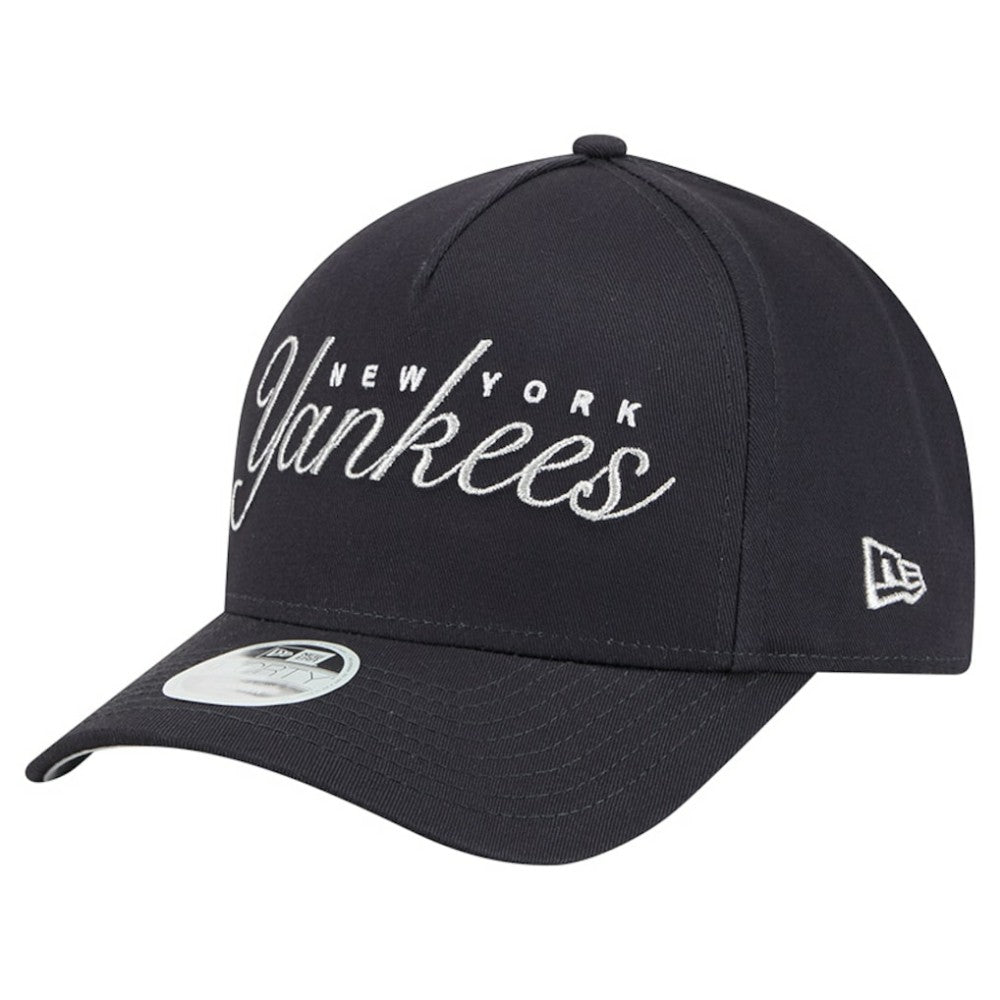 New York Yankees New Era Women's Metallic A-Frame 9FORTY Adjustable Hat Online