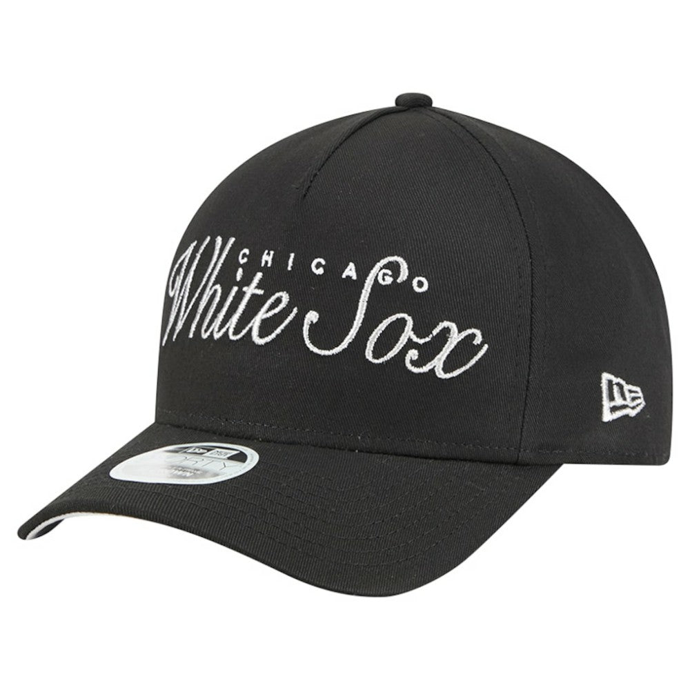 Chicago White Sox New Era Women's Metallic A-Frame 9FORTY Adjustable Hat Sale