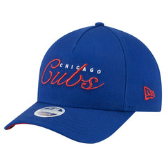 Chicago Cubs New Era Women's Metallic A-Frame 9FORTY Adjustable Hat Online