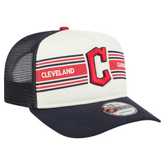 Cleveland Guardians New Era Banner A-Frame 9FIFTY Trucker Snapback Hat Sale