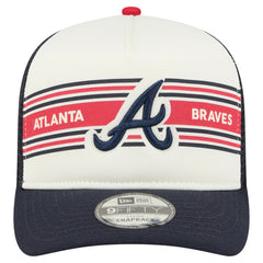 Atlanta Braves New Era Banner A-Frame 9FIFTY Trucker Snapback Hat Near Me