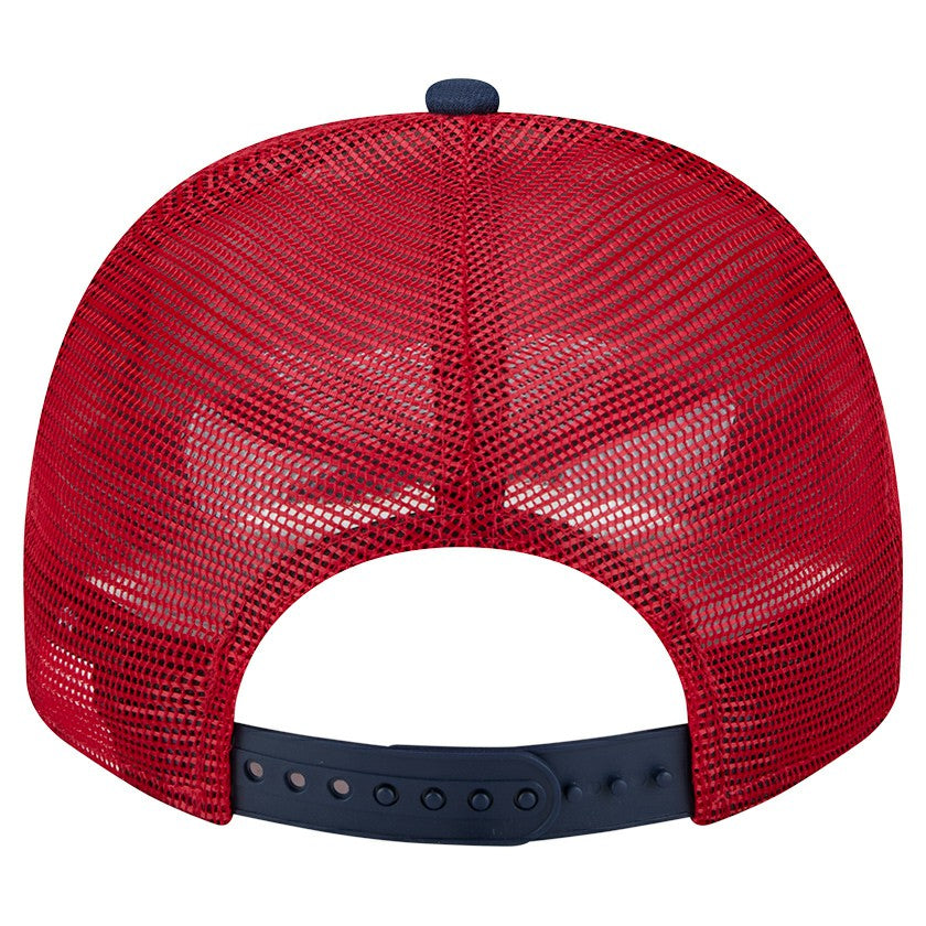 Los Angeles Angels New Era Banner A-Frame 9FIFTY Trucker Snapback Hat Discount