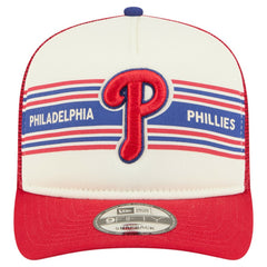 Philadelphia Phillies New Era Banner A-Frame 9FIFTY Trucker Snapback Hat Discount