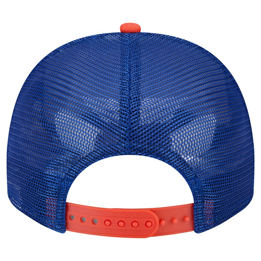 New York Mets New Era Banner A-Frame 9FIFTY Trucker Snapback Hat Discount