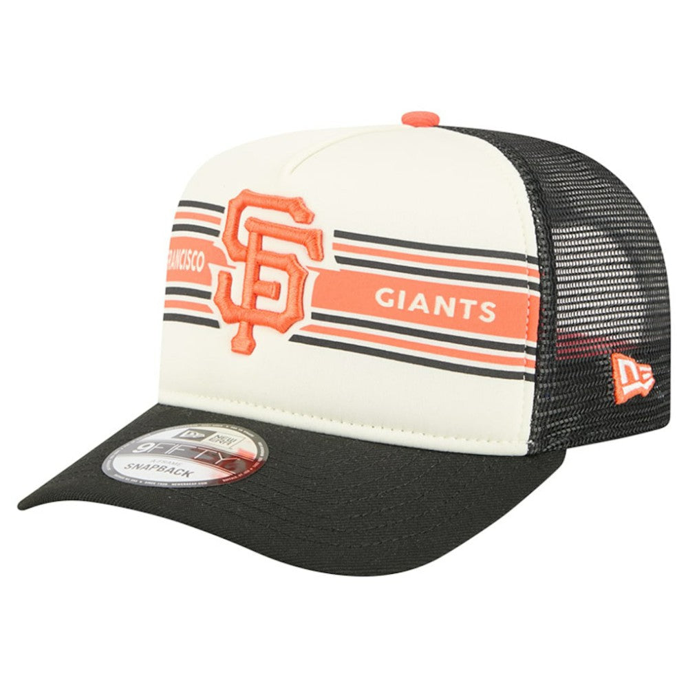 San Francisco Giants New Era Banner A-Frame 9FIFTY Trucker Snapback Hat Online