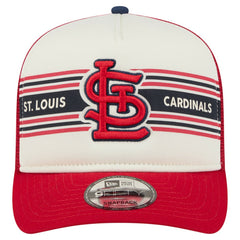 St. Louis Cardinals New Era Banner A-Frame 9FIFTY Trucker Snapback Hat Online