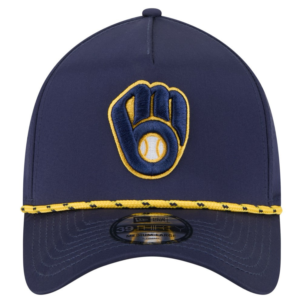 Milwaukee Brewers New Era 39THIRTY A-Frame Perforated Flex Hat for sale