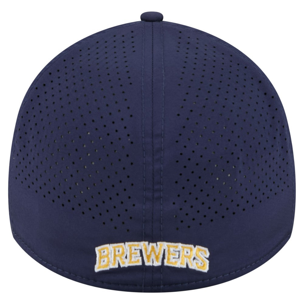 Milwaukee Brewers New Era 39THIRTY A-Frame Perforated Flex Hat for sale
