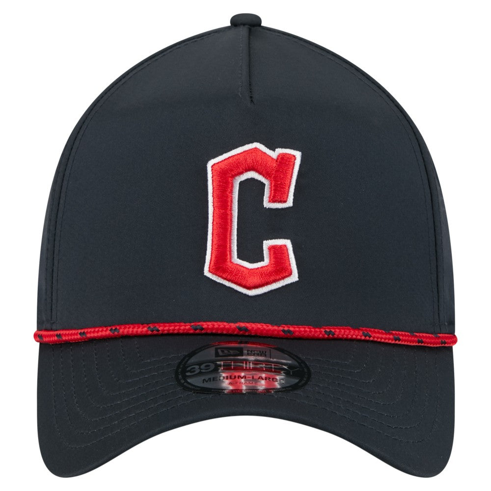 Cleveland Guardians New Era 39THIRTY A-Frame Perforated Flex Hat for sale