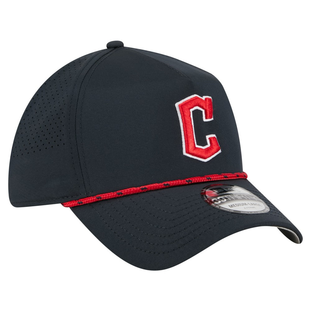 Cleveland Guardians New Era 39THIRTY A-Frame Perforated Flex Hat for sale