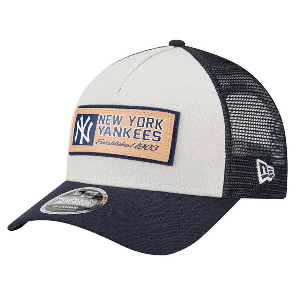 New York Yankees New Era Text A-Frame Trucker 9FORTY Hat Sale