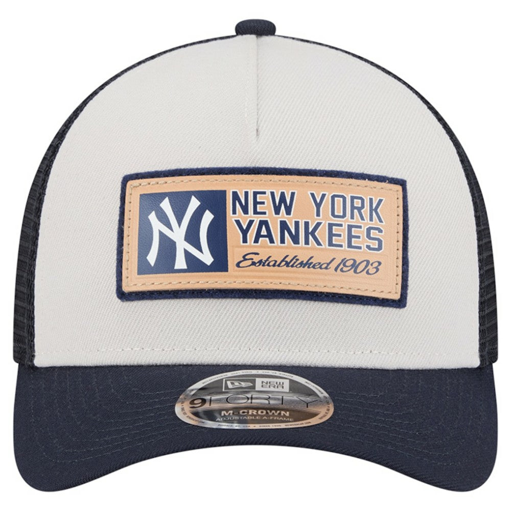 New York Yankees New Era Text A-Frame Trucker 9FORTY Hat Sale