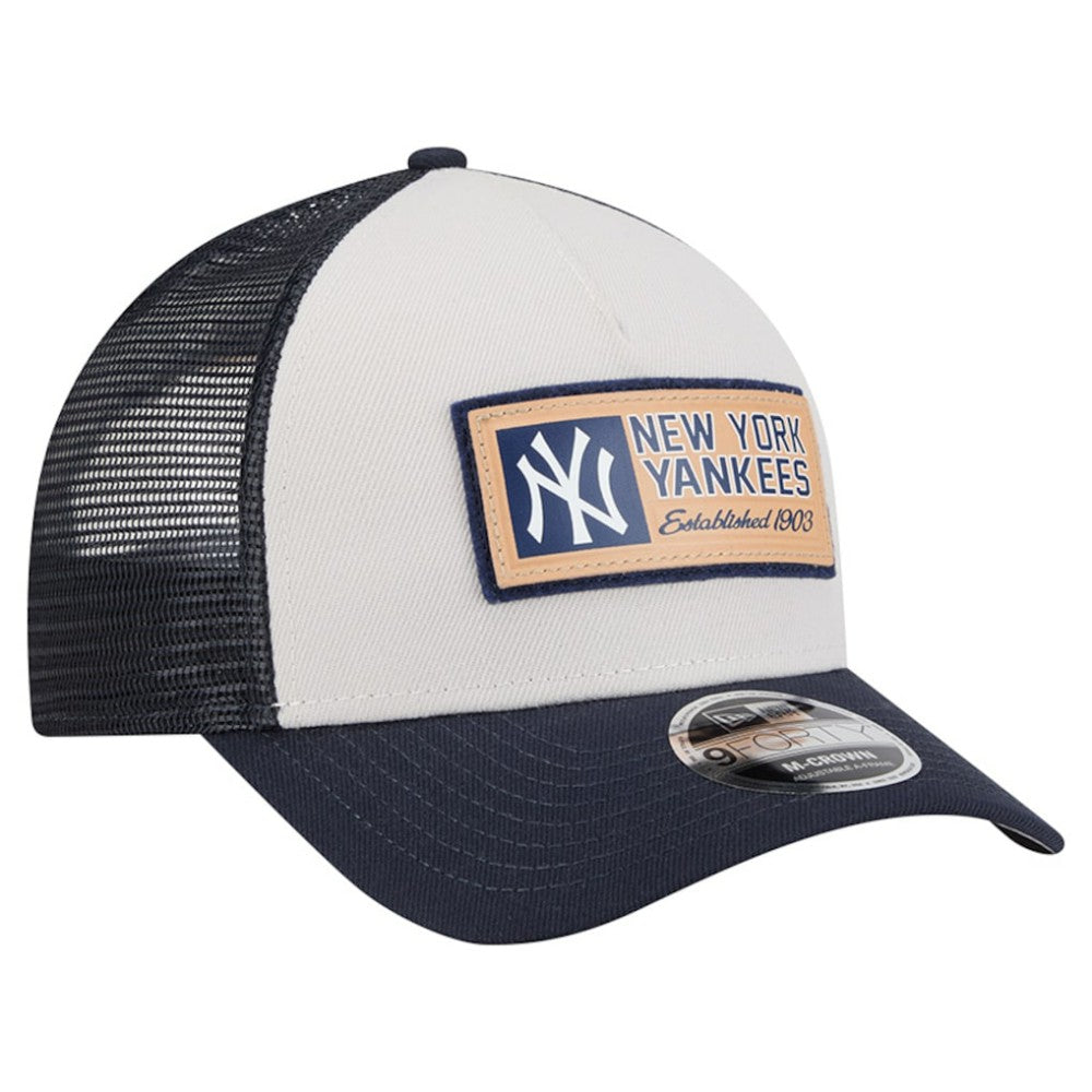 New York Yankees New Era Text A-Frame Trucker 9FORTY Hat Sale