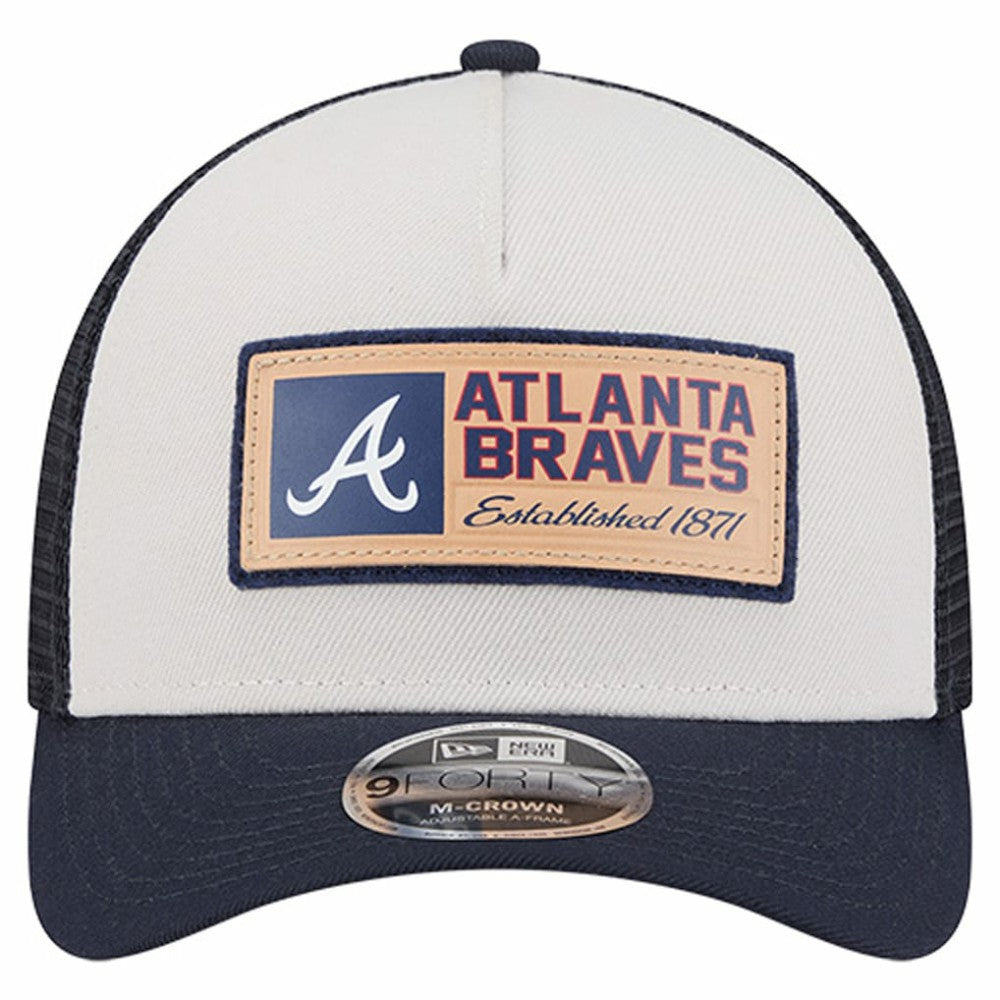 Atlanta Braves New Era Text A-Frame Trucker 9FORTY Hat Near Me
