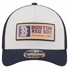 Boston Red Sox New Era Text A-Frame Trucker 9FORTY Hat for sale