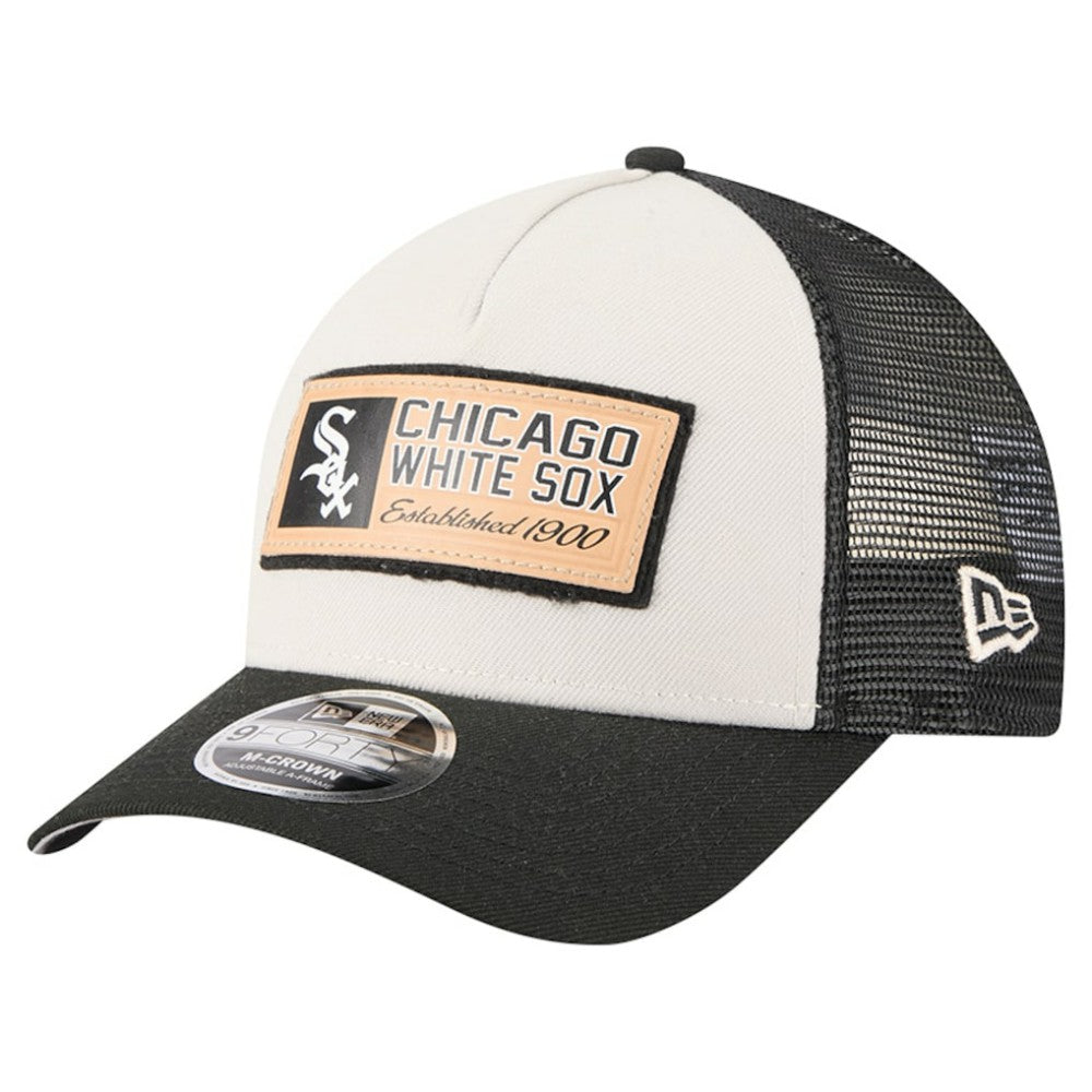 Chicago White Sox New Era Text A-Frame Trucker 9FORTY Hat Online