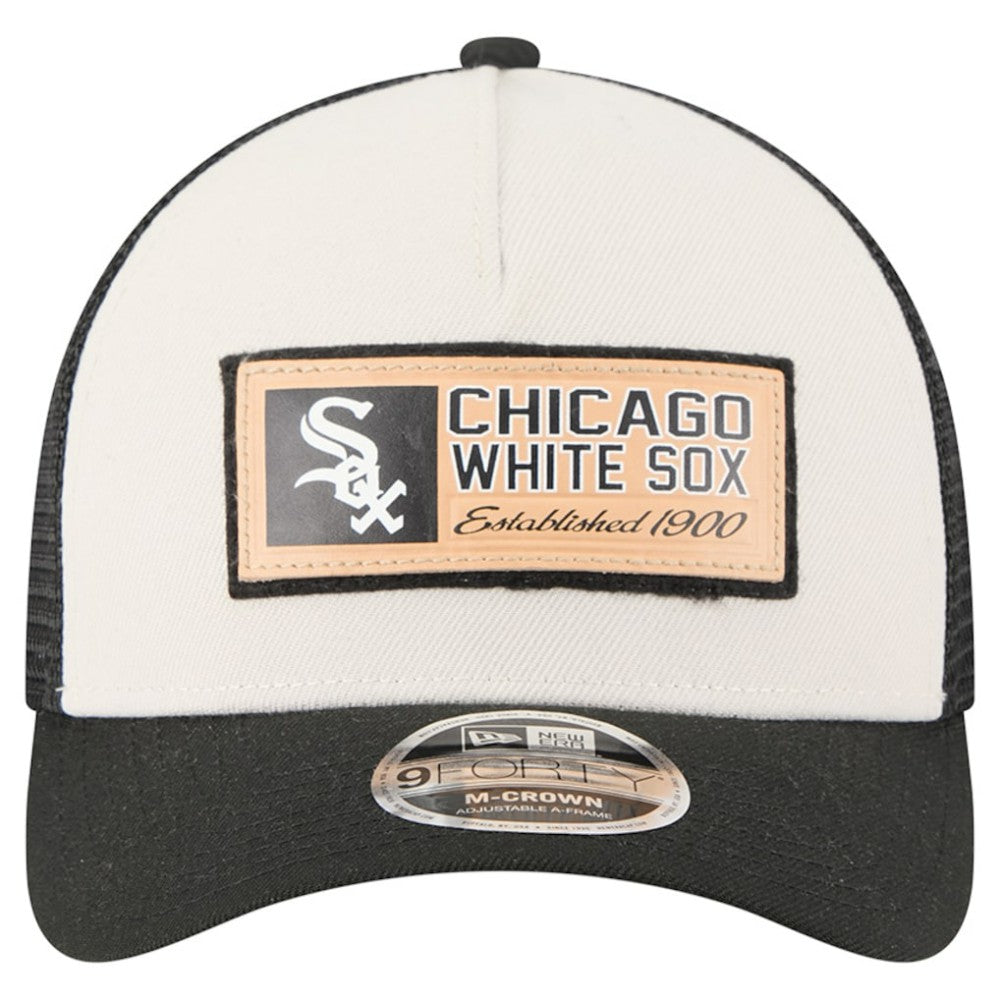 Chicago White Sox New Era Text A-Frame Trucker 9FORTY Hat Online