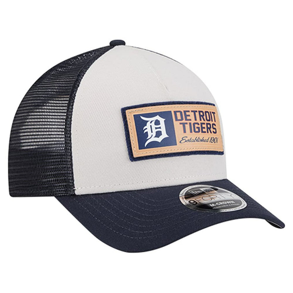Detroit Tigers New Era Text A-Frame Trucker 9FORTY Hat Online