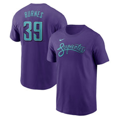 Corbin Burnes Arizona Diamondbacks Nike 2025 City Connect Fuse Name & Number T-Shirt Discount