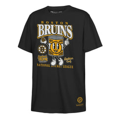 Boston Bruins Mitchell & Ness Youth Concession Stand T-Shirt - Black | NHL Lifestyle
