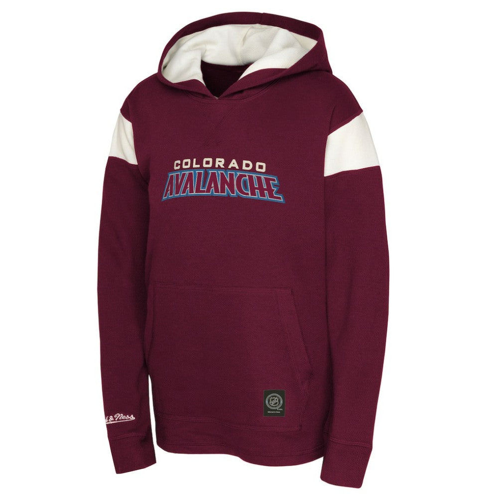 Colorado Avalanche Youth Thermal Lightweight Pullover Hoodie - Burgundy | NHL near me