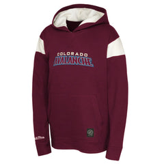 Colorado Avalanche Youth Thermal Lightweight Pullover Hoodie - Burgundy | NHL near me