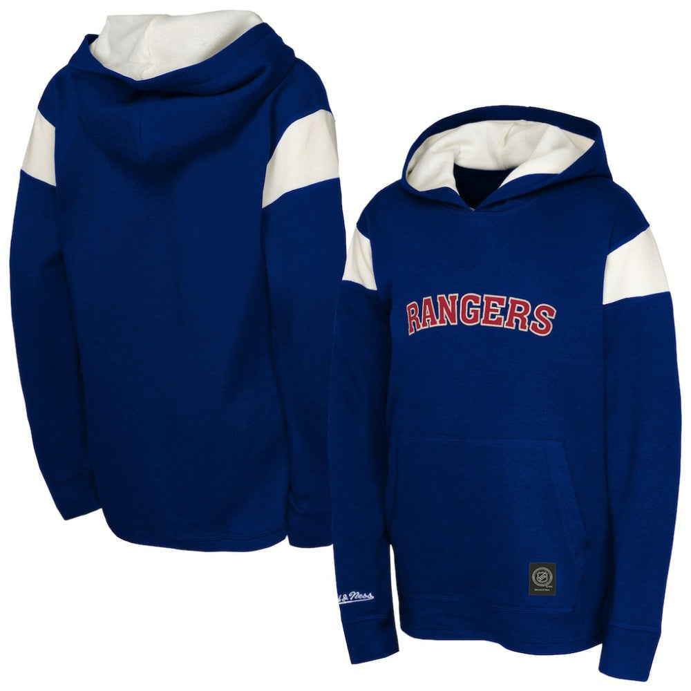 New York Rangers Youth Thermal Lightweight Pullover Hoodie - Navy | NHL online