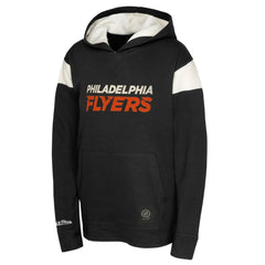 Philadelphia Flyers Youth Thermal Lightweight Pullover Hoodie - Black | NHL Lifestyle