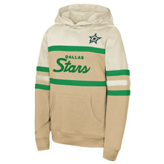 Dallas Stars Mitchell & Ness Youth Head Coach Pullover Hoodie - Tan | NHL on sale