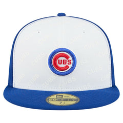 Chicago Cubs New Era Repeat 59FIFTY Fitted Hat for sale