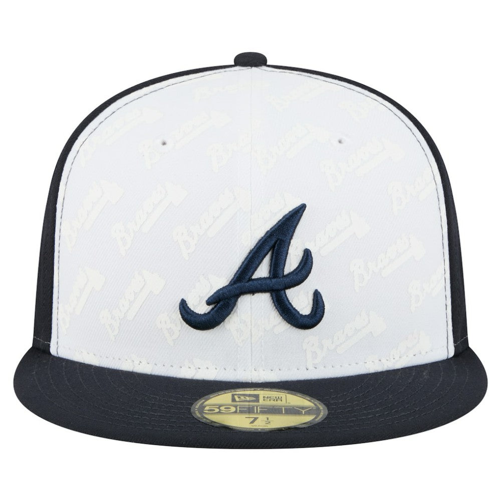 Atlanta Braves New Era Repeat 59FIFTY Fitted Hat Sale