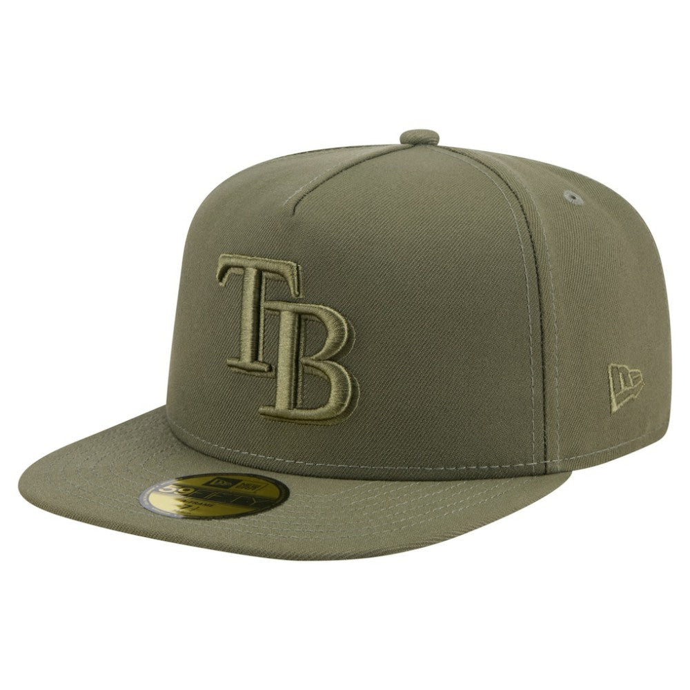 Tampa Bay Rays New Era Color Pack A-Frame 59FIFTY Fitted Hat Outlet