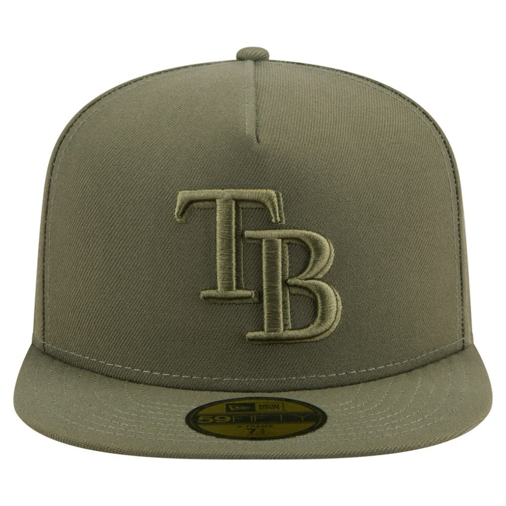 Tampa Bay Rays New Era Color Pack A-Frame 59FIFTY Fitted Hat Outlet