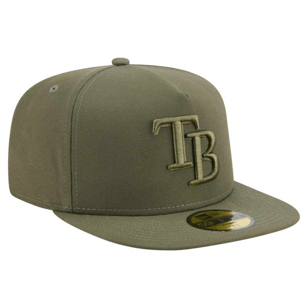 Tampa Bay Rays New Era Color Pack A-Frame 59FIFTY Fitted Hat Outlet
