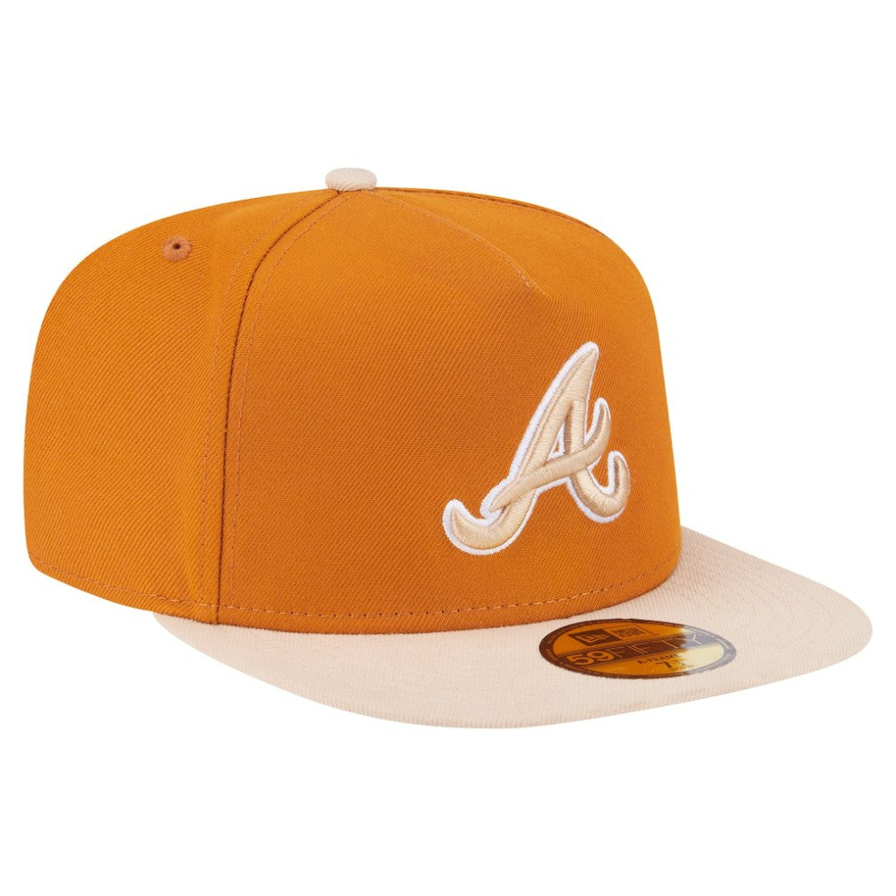 Atlanta Braves New Era Two-Tone Color Pack A-Frame 59FIFTY Fitted Hat Discount