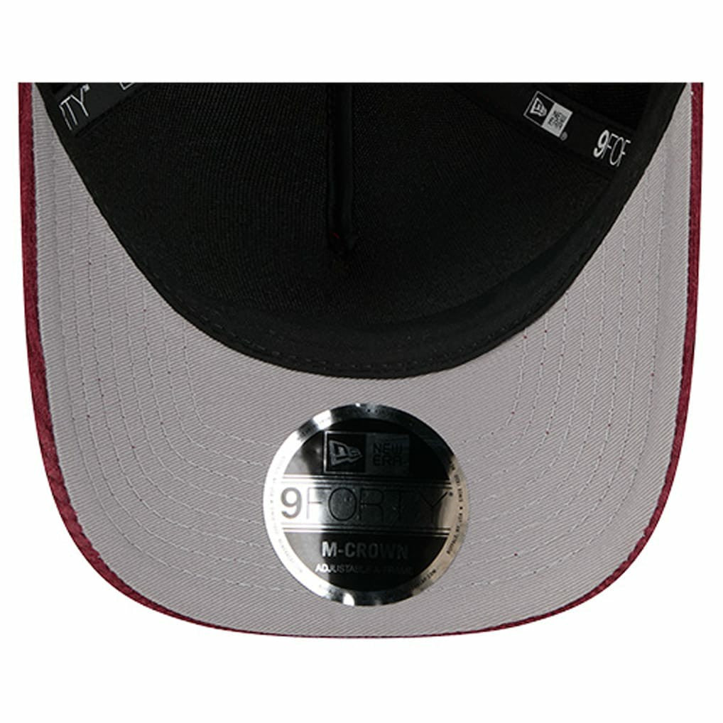 Washington Commanders New Era Cord Corduroy 9FORTY A-Frame Adjustable Hat - Burgundy - NFL