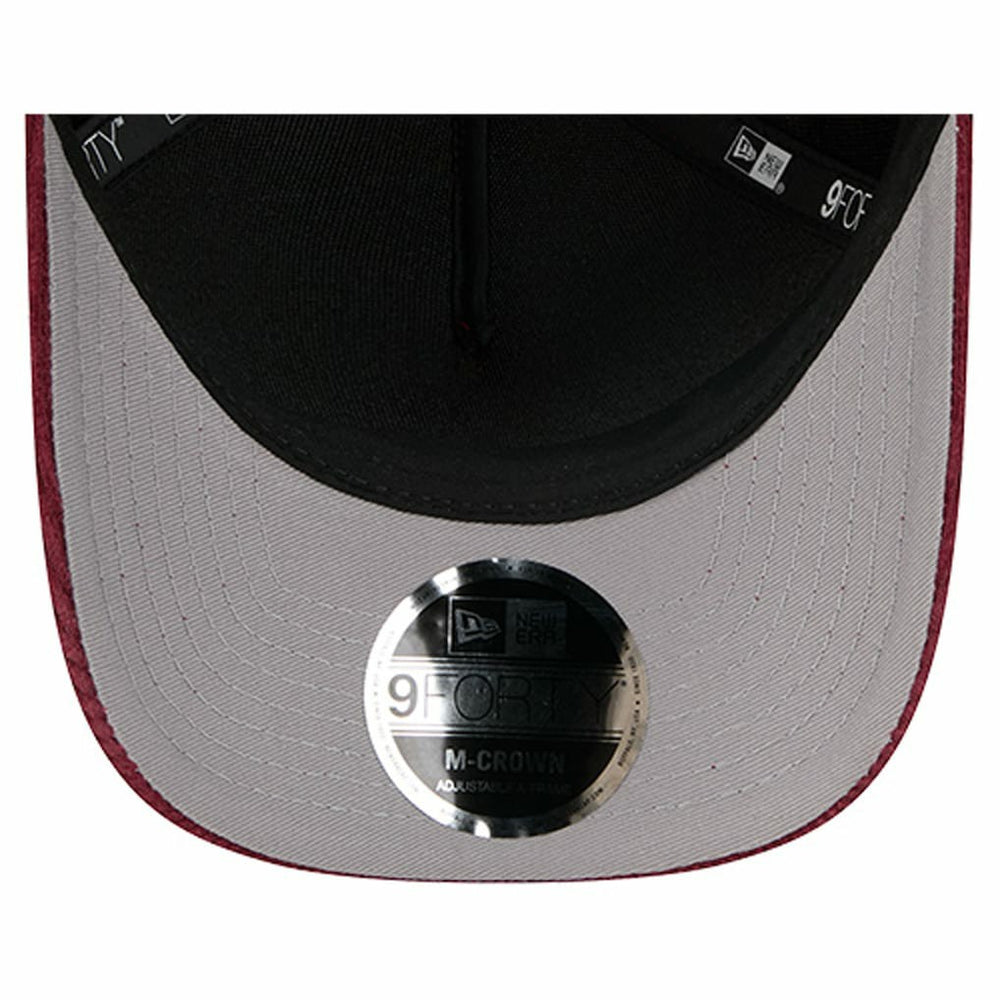 Washington Commanders New Era Cord Corduroy 9FORTY A-Frame Adjustable Hat - Burgundy - NFL