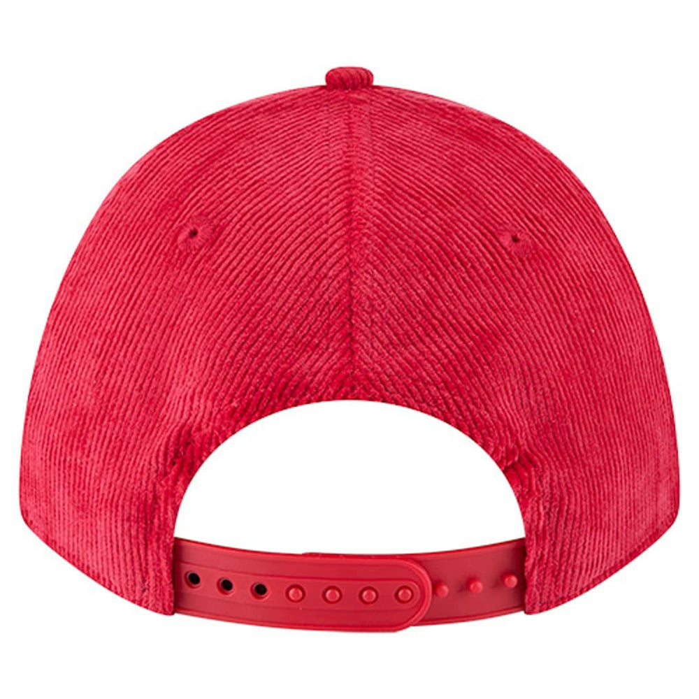 Kansas City Chiefs New Era Cord Corduroy 9FORTY A-Frame Adjustable Hat - Red - NFL