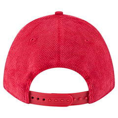 Kansas City Chiefs New Era Cord Corduroy 9FORTY A-Frame Adjustable Hat - Red - NFL
