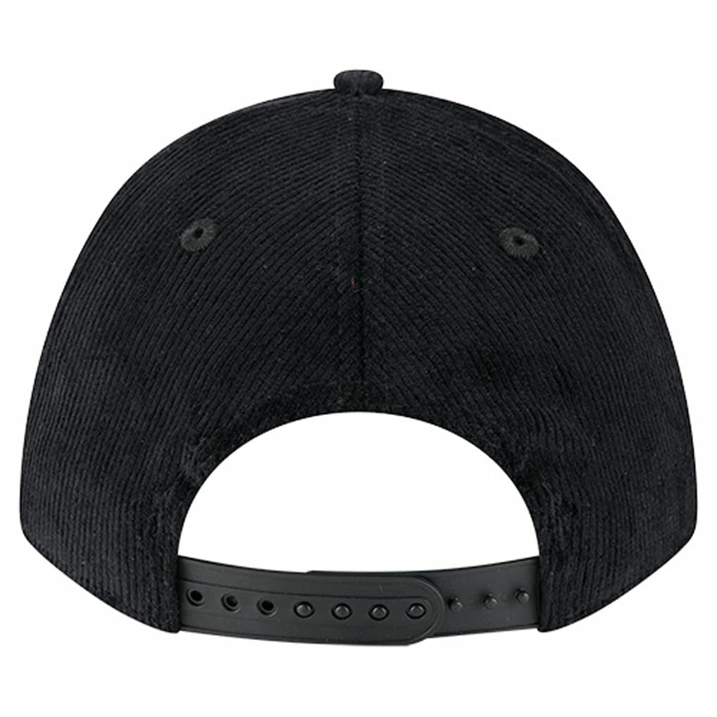Las Vegas Raiders New Era Cord Corduroy 9FORTY A-Frame Adjustable Hat - Black - NFL